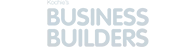 Koshie’s Business Builders logo in soft blue on transparent background