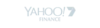 Yahoo 7 Finance logo in grey-blue on transparent background